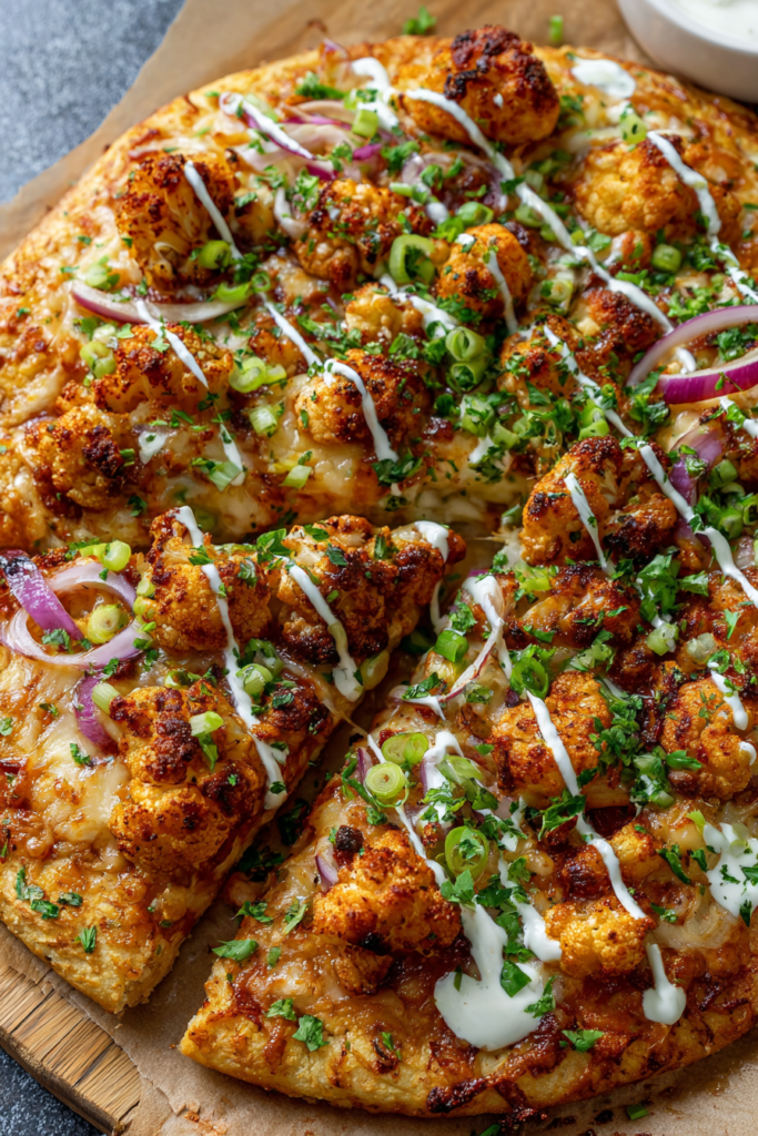 Buffalo Cauliflower Pizza